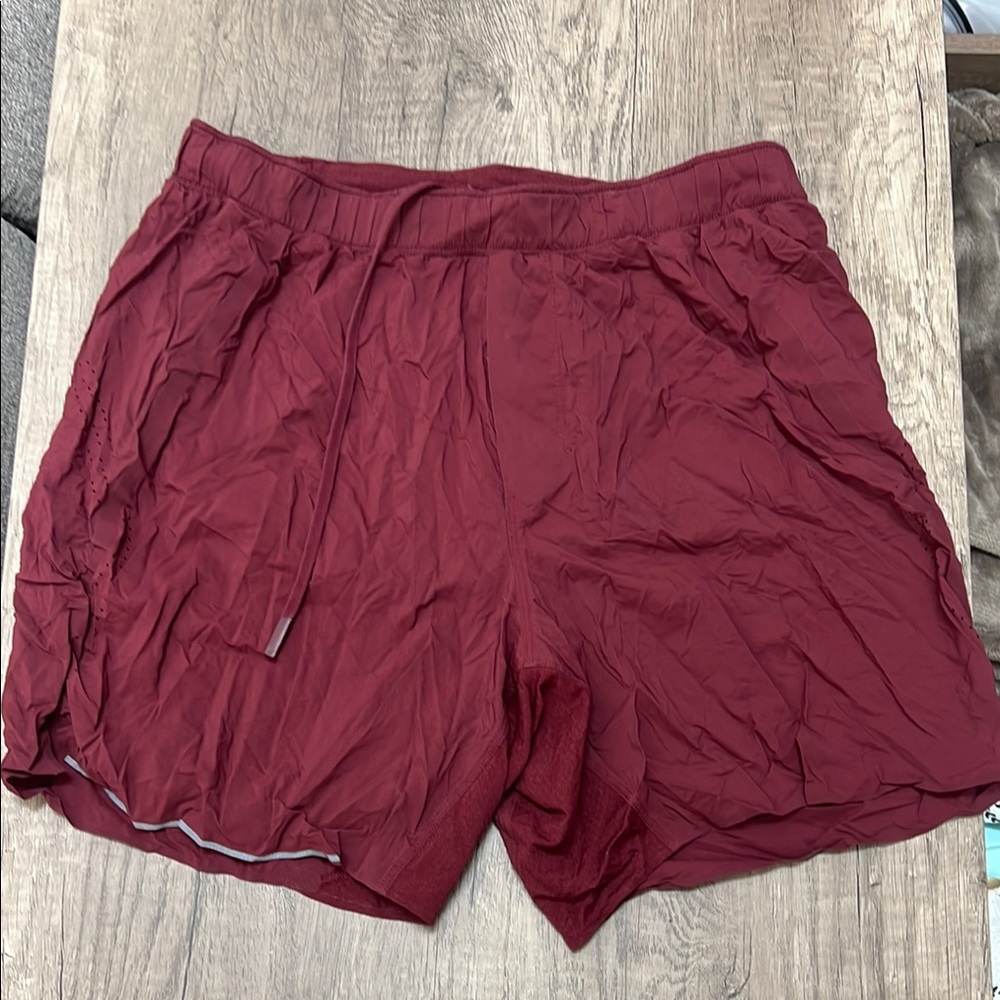 Lululemon Athletica Maroon Shorts